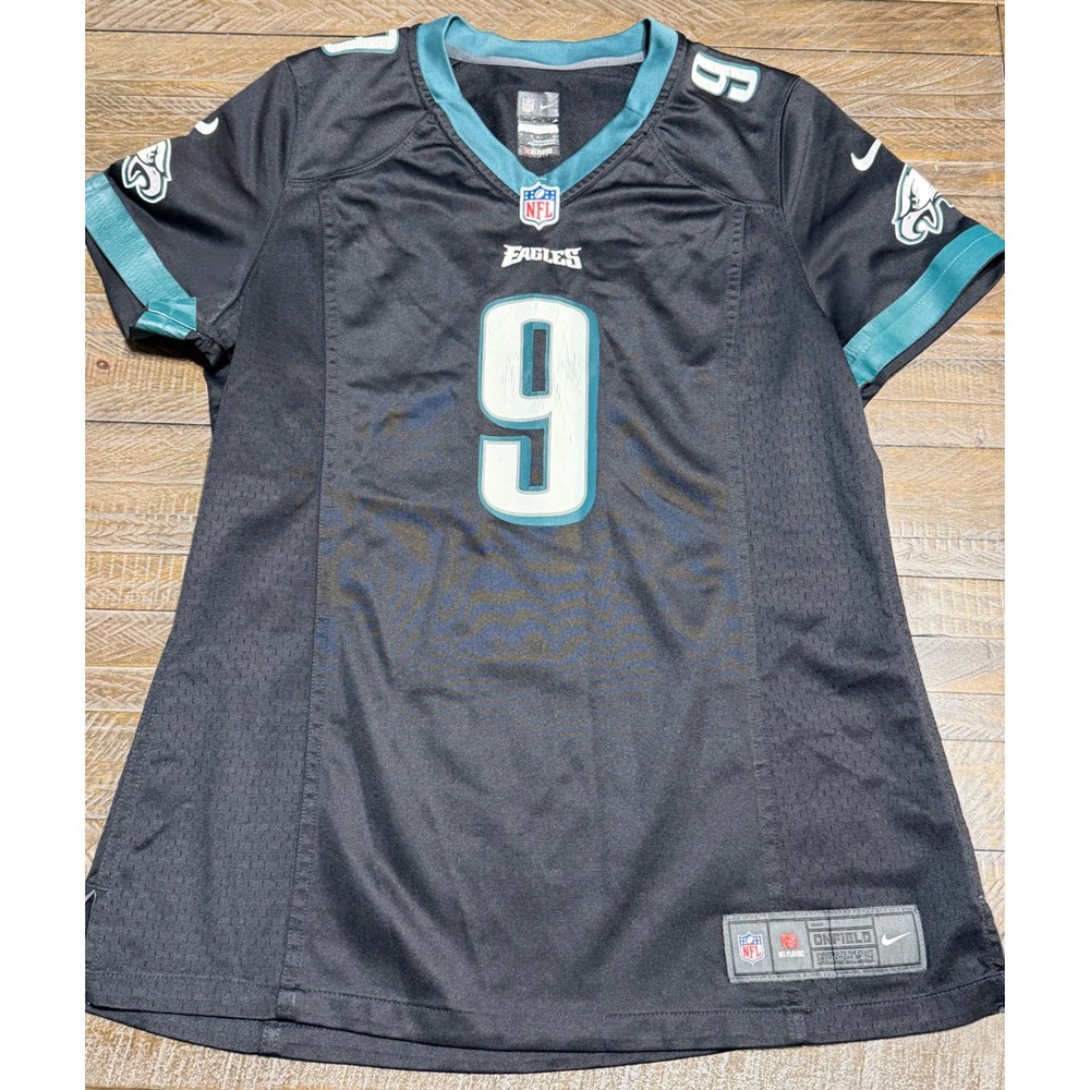 Nike Philadelphia Eagles Nick Foles Jersey Womens Large Black Preloved